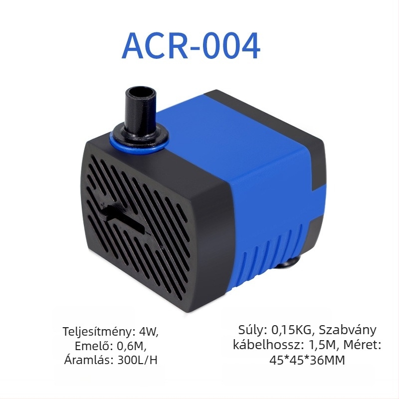 Akvarisztikai merülőpumpa | horizontális kivitel, egyfokozatú, víz pumpálása és oxigénellátás | Márka Chuangrui, tömeg 20 kg