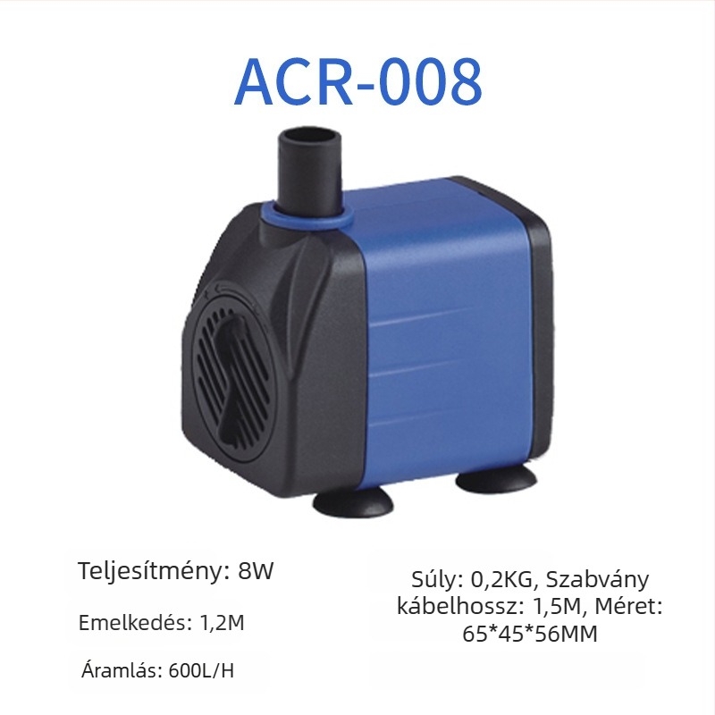 Akvarisztikai merülőpumpa | horizontális kivitel, egyfokozatú, víz pumpálása és oxigénellátás | Márka Chuangrui, tömeg 20 kg