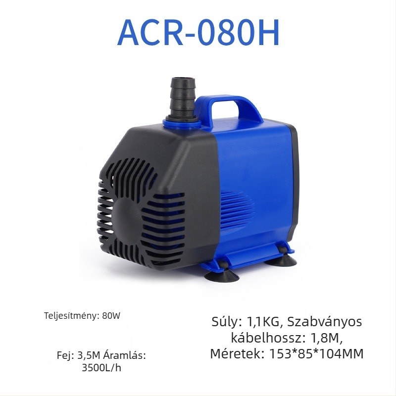 Akvarisztikai merülőpumpa | horizontális kivitel, egyfokozatú, víz pumpálása és oxigénellátás | Márka Chuangrui, tömeg 20 kg