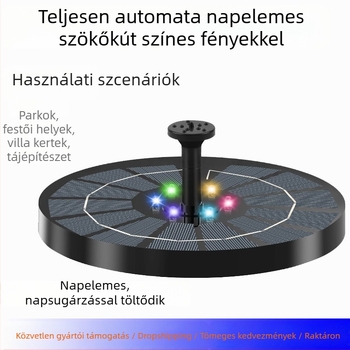 Kézműves fontán gyantából, mintázott permetezéssel