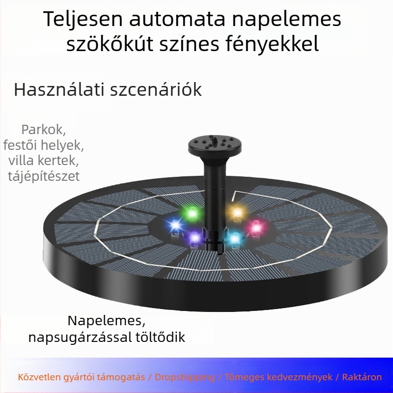 Kézműves fontán gyantából, mintázott permetezéssel