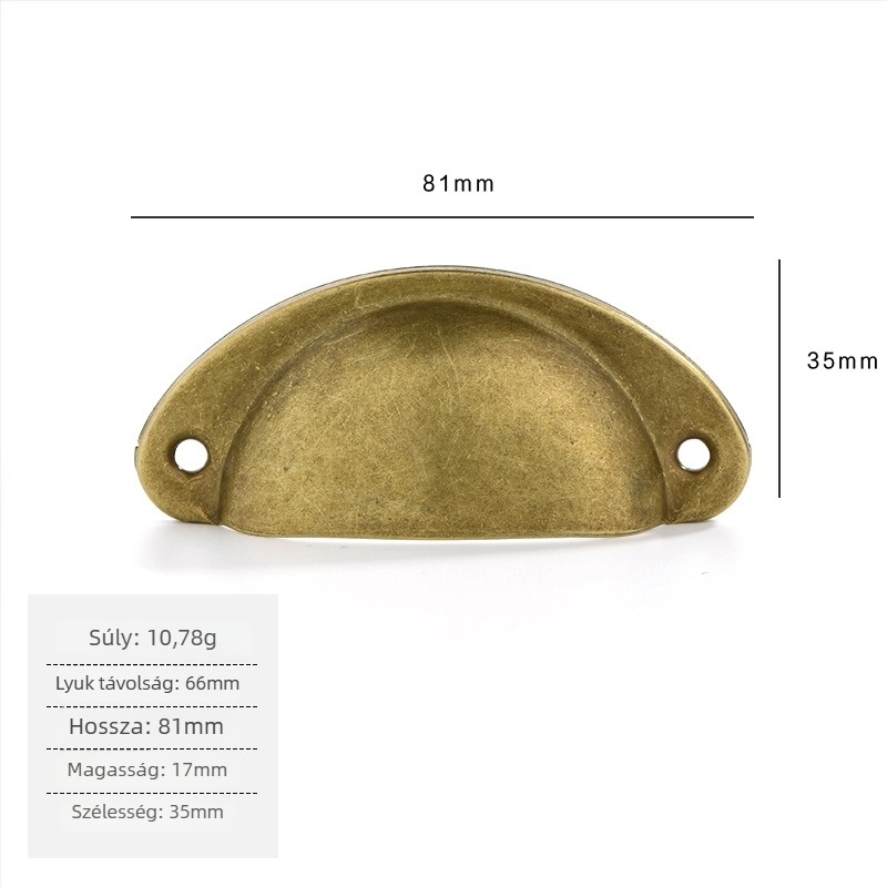 Vasból készült antik fióknyél kagyló formájú, Jingmao 001, öntvény felületi kezelés, Új kínai stílus