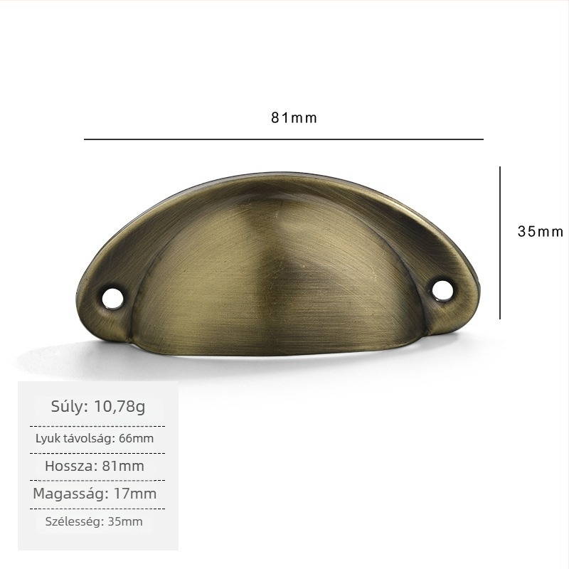 Vasból készült antik fióknyél kagyló formájú, Jingmao 001, öntvény felületi kezelés, Új kínai stílus