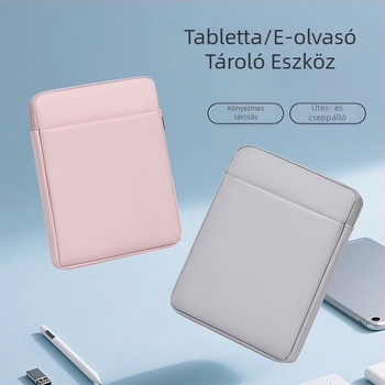 Tároló taska bőrhatású érzetűvel E Ink kijelzős olvasókhoz — PU anyag, poliészter bélés, földrengésállóság, 2024 tavasz, városi egyszerűség