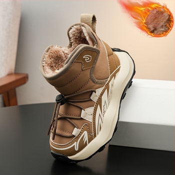 Gyerekek téli hócsizmája - fleece bélés, PVC felsőrész és PVC talp, uniszex, 4–16 éveseknek