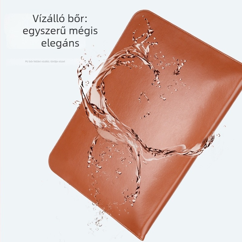 MacBook Pro/Air belső zseb tok, PU bőr, boríték-stílusú kialakítás