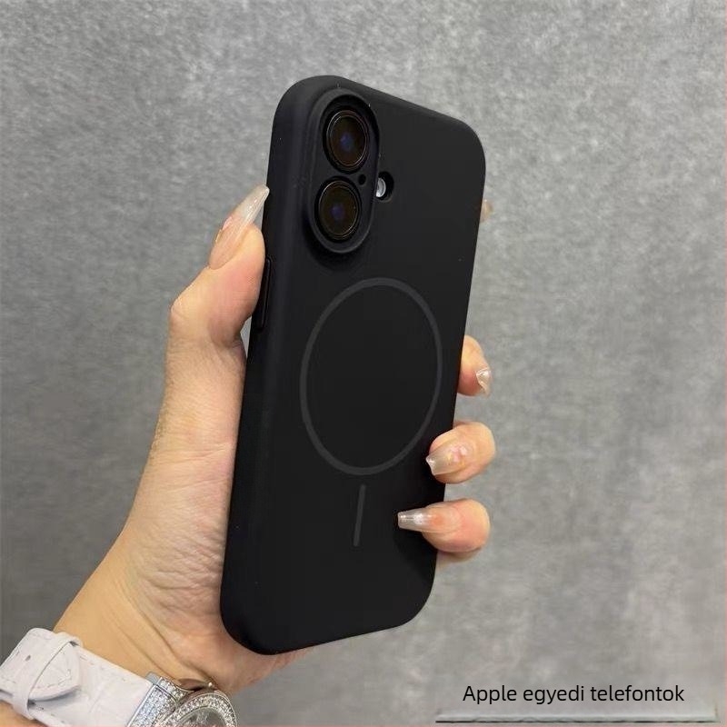 Matt felületű szilikon TPU védőtok Apple iPhone XR-hez, ütésálló, színek: fehér, rózsaszín, sárga, lila, kék, fekete
