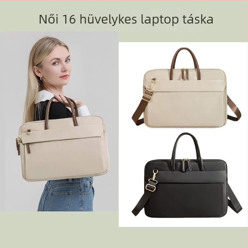 Laptop táska – vízálló, kopásálló, ütésálló, poliészter, városi egyszerűség, uniszex (Poliészter; Uniszex; Városi egyszerűség)