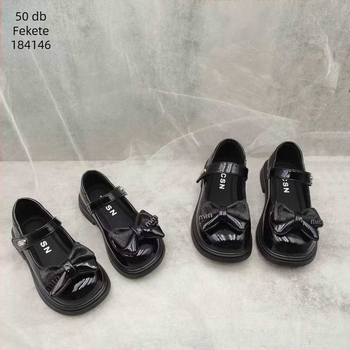 Lányoknak brit stílusú cipő Velcro-zárással, Ultra-fiber bőrszínű felsőrész, PU talpbetét, TPR talp