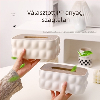 Műanyag szalvétatartó, MSS-101 modell, vízálló és többfunkciós, asztalra helyezhető, Cute Persimmon