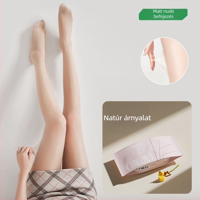 Nylon ultra vékony harisnya, formázó hatás, anti-snag, napvédelmi funkcióval, 18–40 éveseknek