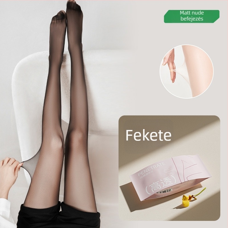 Nylon ultra vékony harisnya, formázó hatás, anti-snag, napvédelmi funkcióval, 18–40 éveseknek
