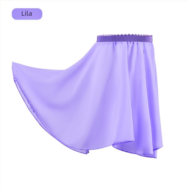 Gyermek balett ruha zsinórral, egyrészes chiffon táncruha, Nylon 90%