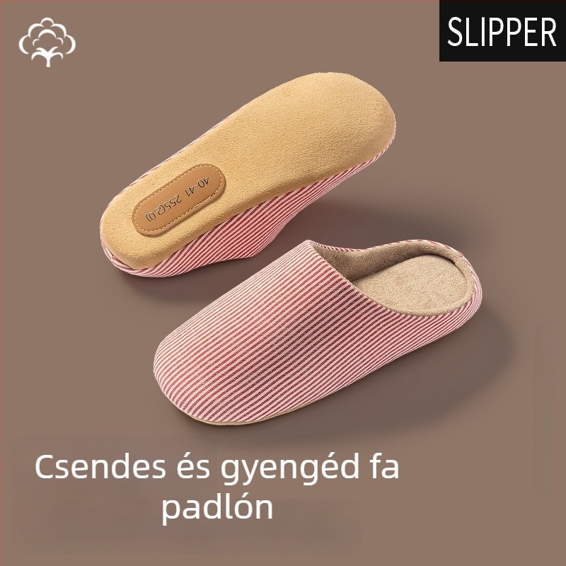 Beltéri férfi papucs nubuk felsővel, csúszásmentes talppal, slip-on, téli modell 2025.