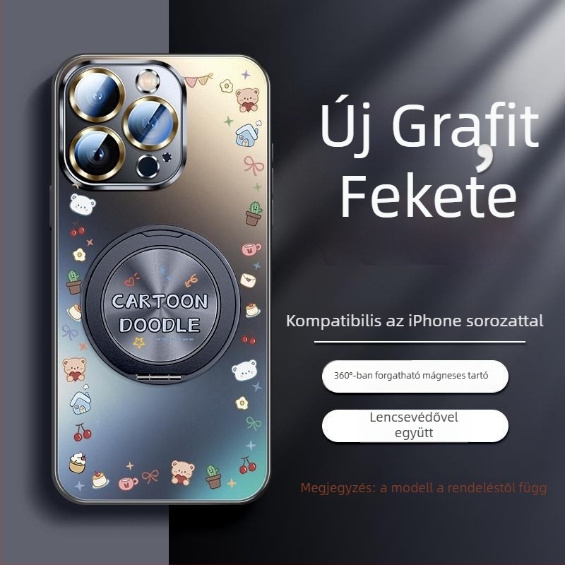 Orangeshine védőtok, mat felületű, szilikon-akril üveg anyagból, csúszásmentes és ütésálló