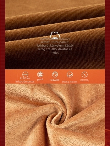 Férfi pamut kordbársony ing fleece béléssel, hosszú ujjak, gallér típusa lapel, karcsú szabás
