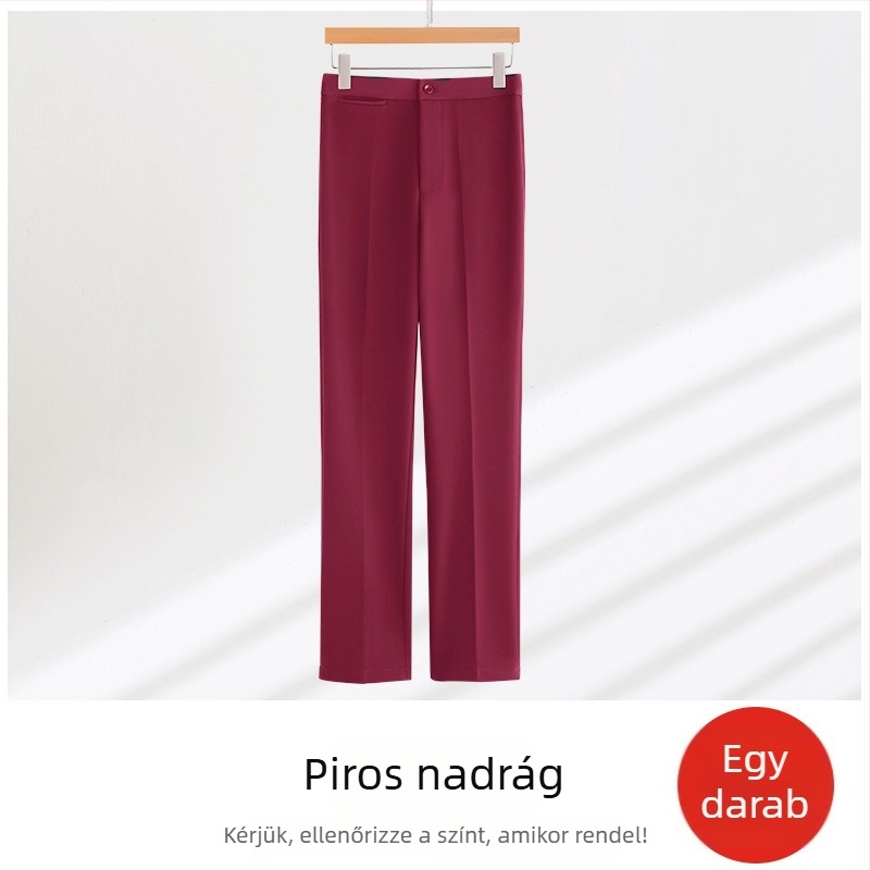 Ing - karcsú szabású, poliészter-spandex keverék, hosszú ujjú, négyszögletes gallér, egy sor gombolás