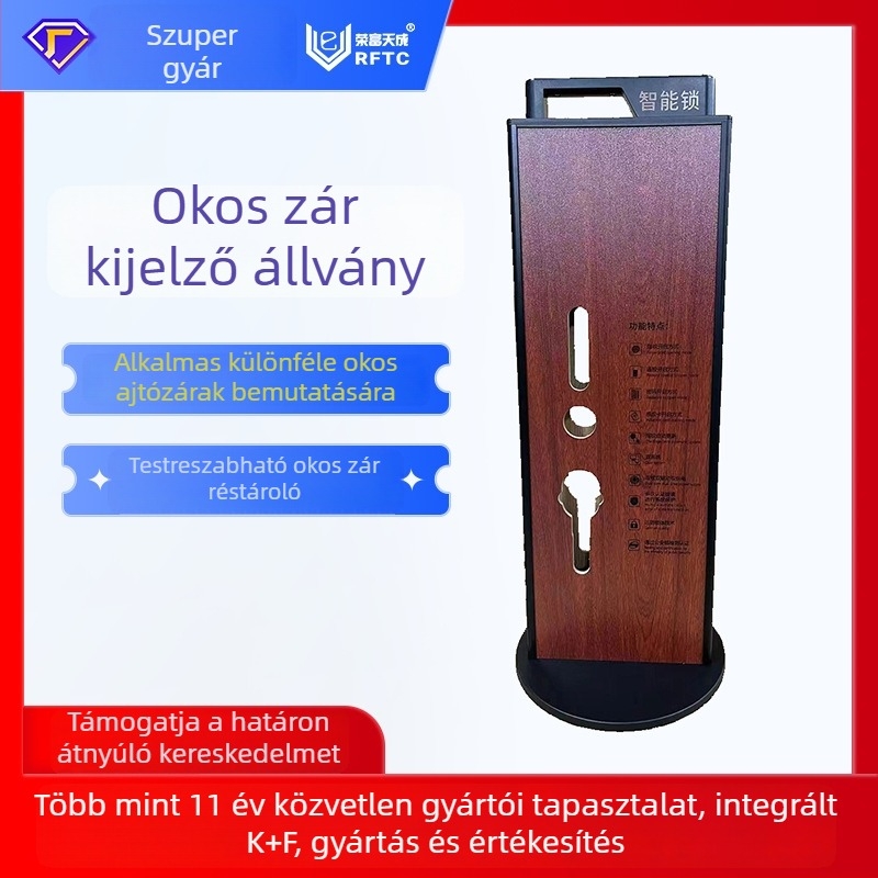 Szállodai zárak kijelző állványa, ABS test, RF-8786 modell, Rftc márka, új kínai stílus