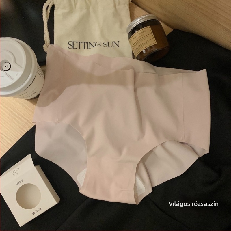 Női Ice Silk bugyi, gyorsan száradó, középmagas derekú, egyszínű