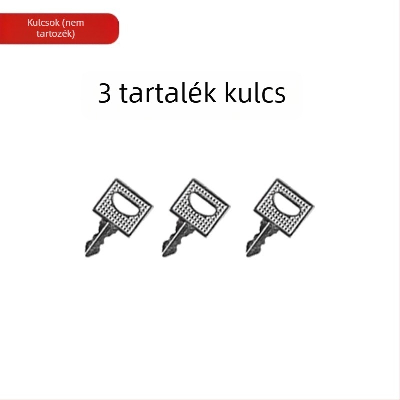 Mechanikus bőröndzár, műanyag kivitel, modell XLXSK, szabványos poggyászhoz