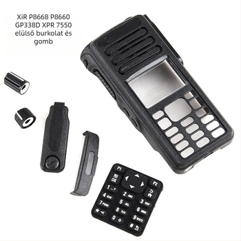 Walkie-Talkie ház XiR P8668 P8660 GP338D XPR7550 – Porálló, 3–5 km hatótáv, akkumulátor nélkül