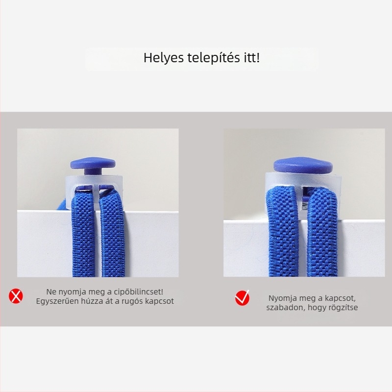 Gyerekeknek szóló no-tie rugós cipőzár (168-as modell), vászoncipőkhöz, márka Jane flute rhyme, tavaszra