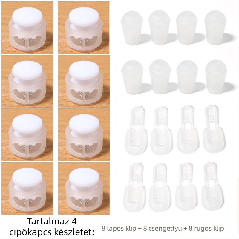 Gyerekeknek szóló no-tie rugós cipőzár (168-as modell), vászoncipőkhöz, márka Jane flute rhyme, tavaszra