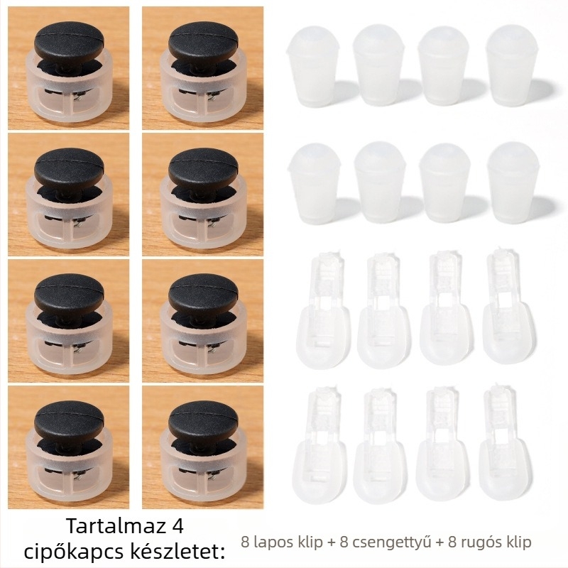 Gyerekeknek szóló no-tie rugós cipőzár (168-as modell), vászoncipőkhöz, márka Jane flute rhyme, tavaszra