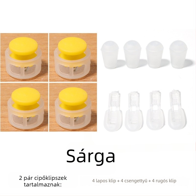 Gyerekeknek szóló no-tie rugós cipőzár (168-as modell), vászoncipőkhöz, márka Jane flute rhyme, tavaszra