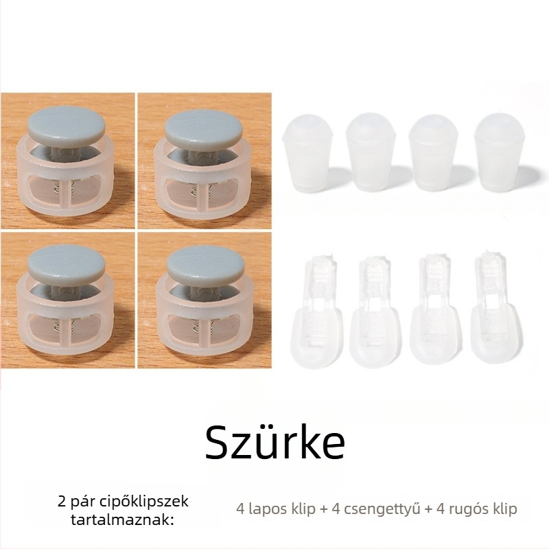 Gyerekeknek szóló no-tie rugós cipőzár (168-as modell), vászoncipőkhöz, márka Jane flute rhyme, tavaszra