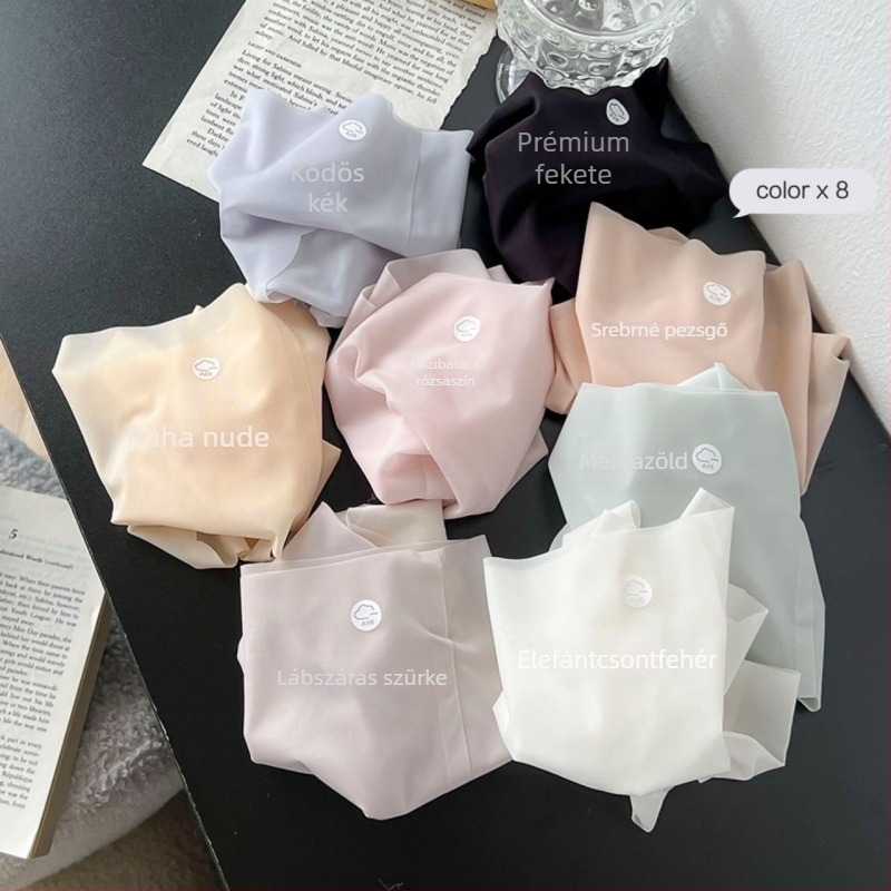 Női Ice Silk alsónemű, pamut bélésű – légáteresztő, gyorsan száradó, 3D popsiforma