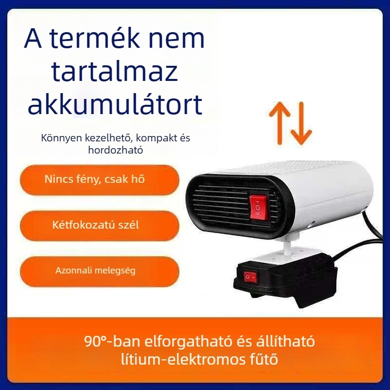 Elektromos jármű fűtőeszköz, defroster és defogger, 480W, kompatibilis a 60V/72V/48V rendszerekkel.