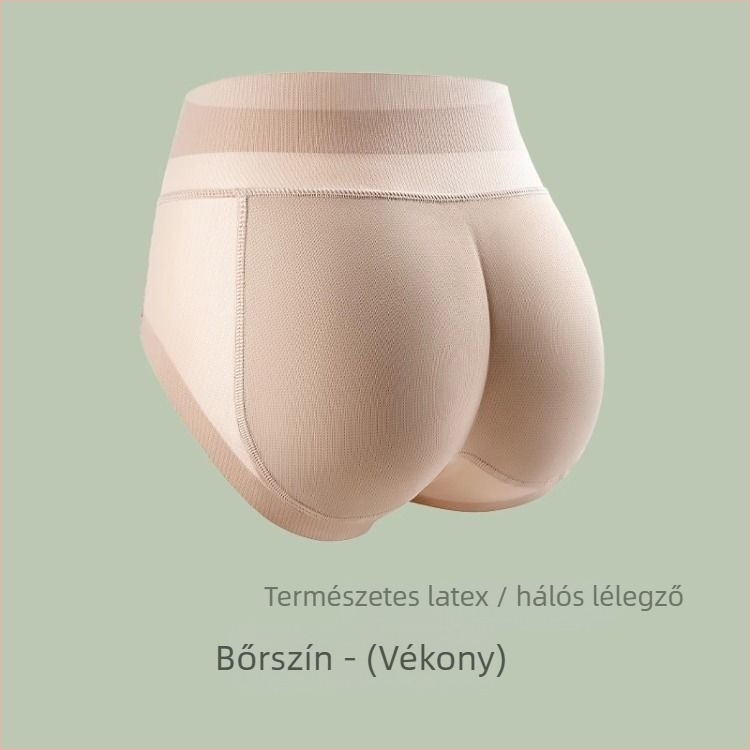 Egyszemélyes, varrás nélküli női popsiemelő fehérnemű, nylonból, középmagas derekú, mintázat 1326527568, egész éves viseletre