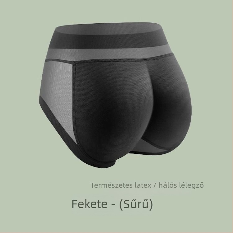Egyszemélyes, varrás nélküli női popsiemelő fehérnemű, nylonból, középmagas derekú, mintázat 1326527568, egész éves viseletre