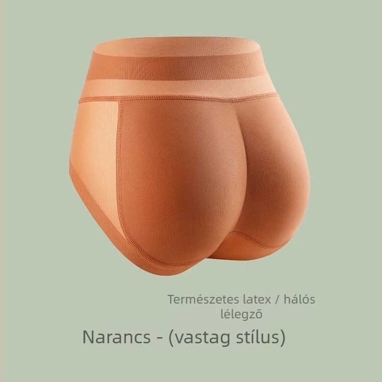 Egyszemélyes, varrás nélküli női popsiemelő fehérnemű, nylonból, középmagas derekú, mintázat 1326527568, egész éves viseletre