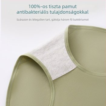 Női magas derekú pamut alsónemű – csípőemelés, antibakteriális, virágos mintás
