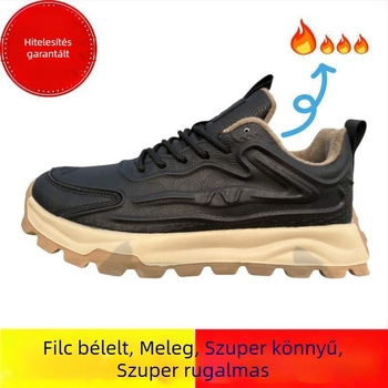 Férfi hétköznapi sneakers több anyagból készült felsőrésszel, EVA talppal, alacsony sarok 1–3 cm, pamut talpbetét, fűzővel záródó, szagellenes funkció