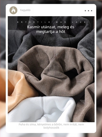 Női fleece-béléssel ellátott leggings tavaszi–őszi viseletre, vastag, fekete és szürke, meleg