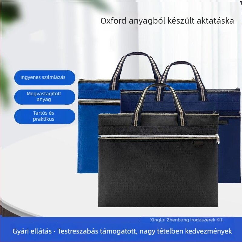 Zhenbang Oxford irodai aktatáska, belső Oxford béléssel, üzleti utazásokhoz