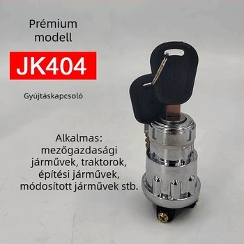 Traktorokhoz, utánfutókhoz és mezőgazdasági járművekhez tervezett gyújtáskapcsoló kulcsos indítással és záró gombbal - Márka 423, Teljesítmény 25