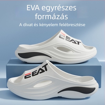 Uniszex EVA papucsok - EVA felső rész, EVA talp, edzés stílus, vulkanizált talp, fél szemcsés felület