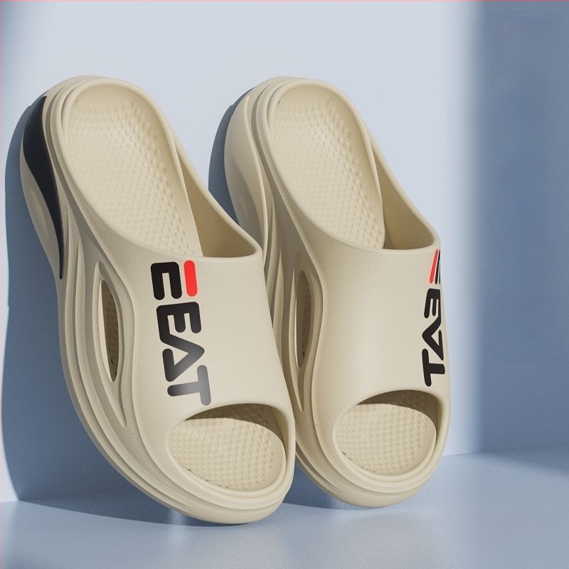Uniszex EVA papucsok - EVA felső rész, EVA talp, edzés stílus, vulkanizált talp, fél szemcsés felület