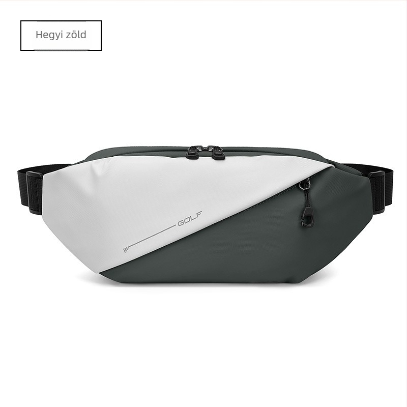 Férfi mellkas táska GOLF, street-stílus, könnyű textil, kopásálló, 8 hüvelykes laptopig