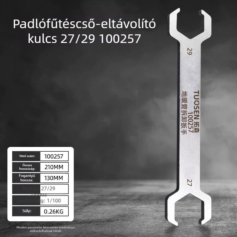 Tuosen padlófűtés cső eltávolító fogó, csőfogó stílus, szabványos jellemzők