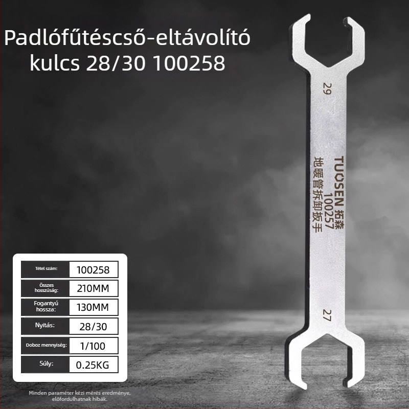 Tuosen padlófűtés cső eltávolító fogó, csőfogó stílus, szabványos jellemzők