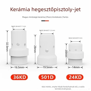 Mai Sheng gázvédett MIG hegesztőpisztoly kerámiás hálós szűrővel 350A/500A