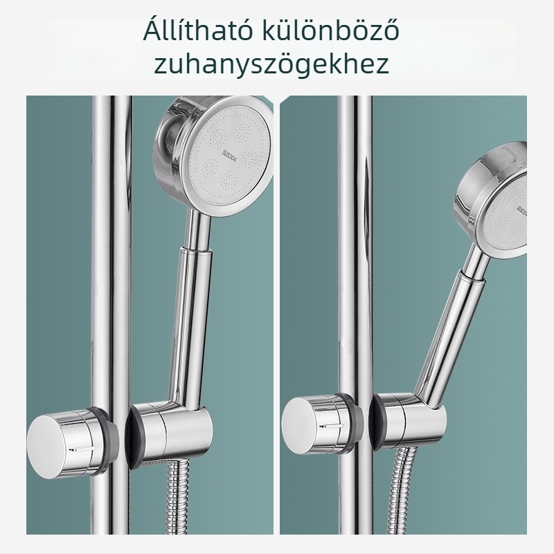 Ji Mu zuhanytartó, ABS anyag, elektrolitikus bevonat, névleges nyomás 5 MP, modern és egyszerű stílus