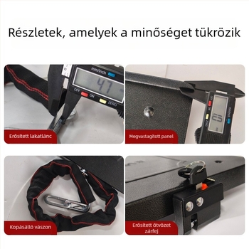 Keyma 508-18 Akkumulátorfedél-zár elektromos járműhöz, rézötvözet acéllemez bevonattal, EV akkumulátor védelem, tömeg 500 g, modern és minimalist stílus