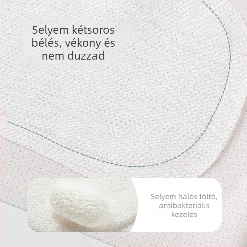 9–13 éveseknek szóló mellény-stílusú fehérnemű, nylon anyag, belső spandex 30–50%, ultra vékony formázott kosár pamut béléssel, állítható vállpántok