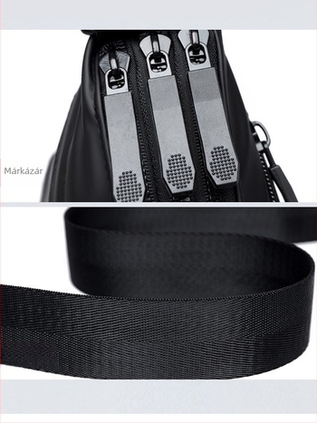 Férfi válltáska – crossbody, PU bőr; belső poliészter bélés; városi egyszerű stílus; Celikoel márka; vízálló, könnyű, kopásálló és bővíthető.
